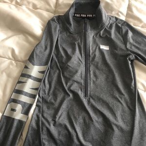 🐰 VS PINK Ultimate Gray Deep-Zip — Gently Used!